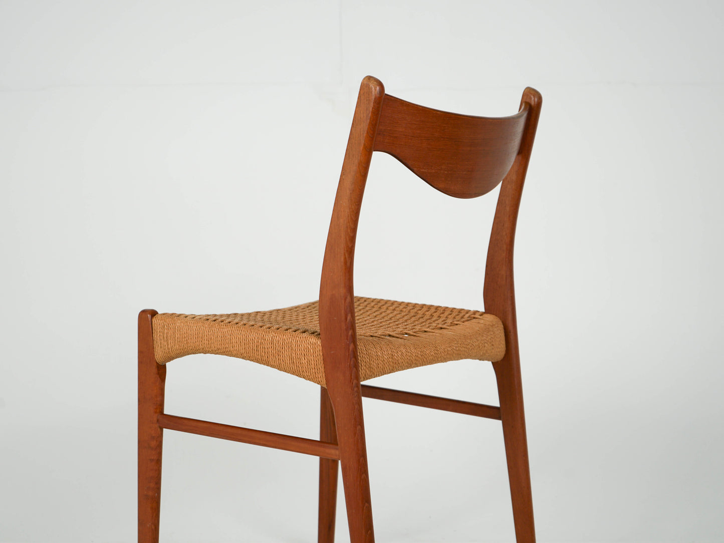 Arne Wahl Iversen Teak Stuhl GS61