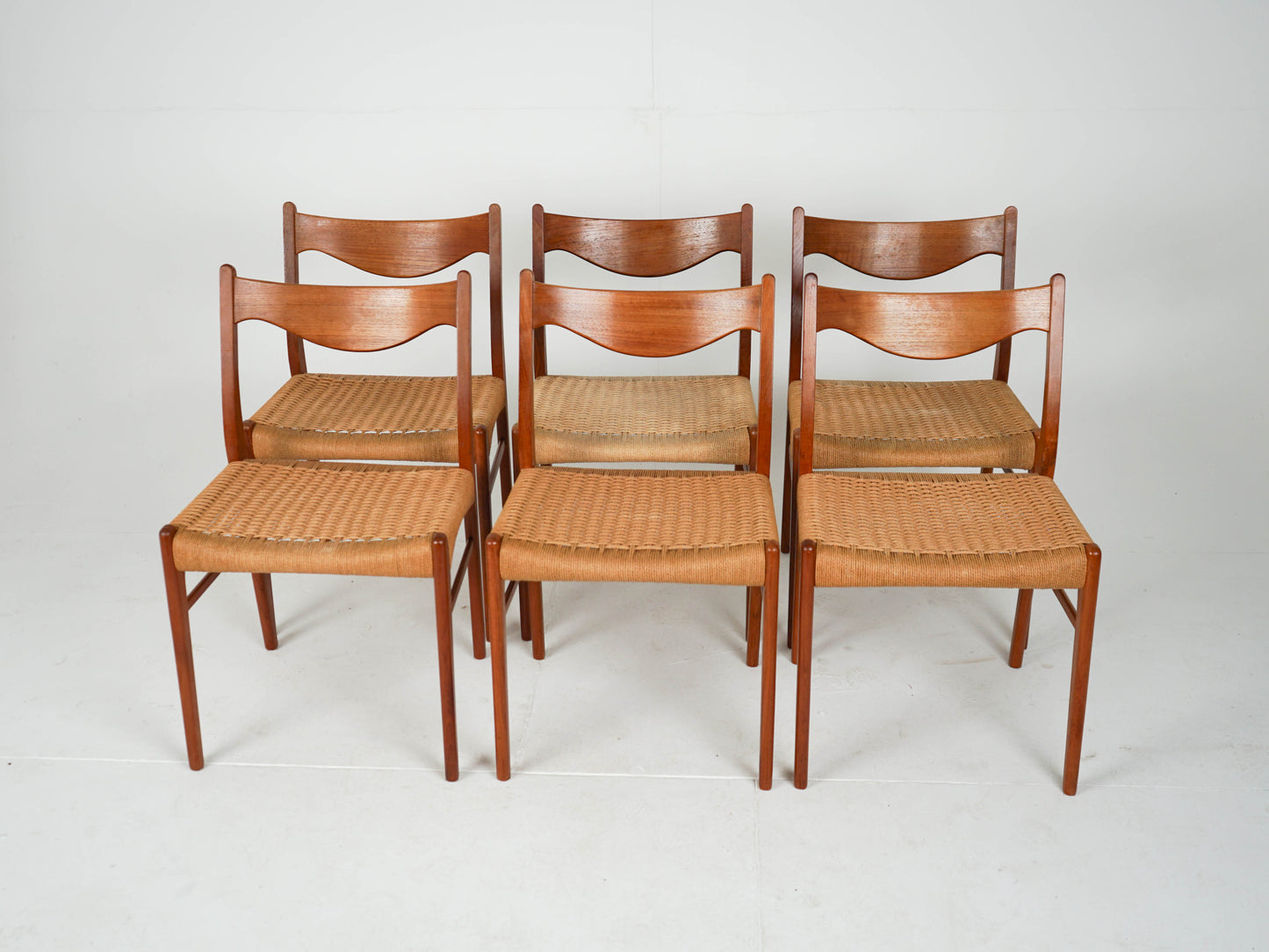 Arne Wahl Iversen Teak Stuhl GS61