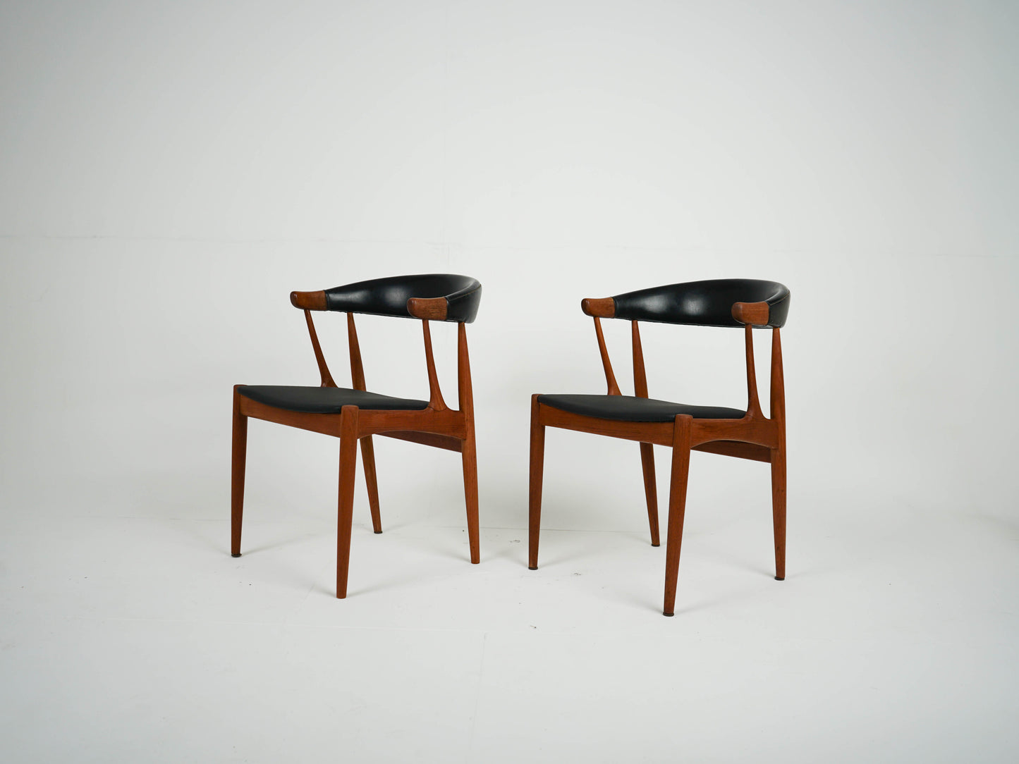 1v2 Teak Stuhl Johannes Andersen Mid Century Retro