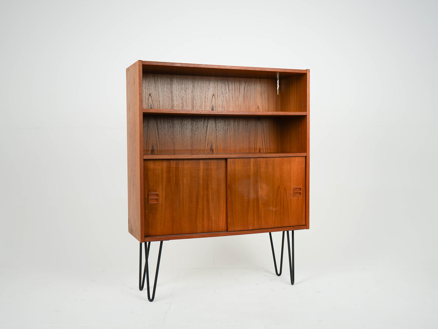 Teak Regal Bücherregal Schrank Vintage 60er Mid Century Dänisch