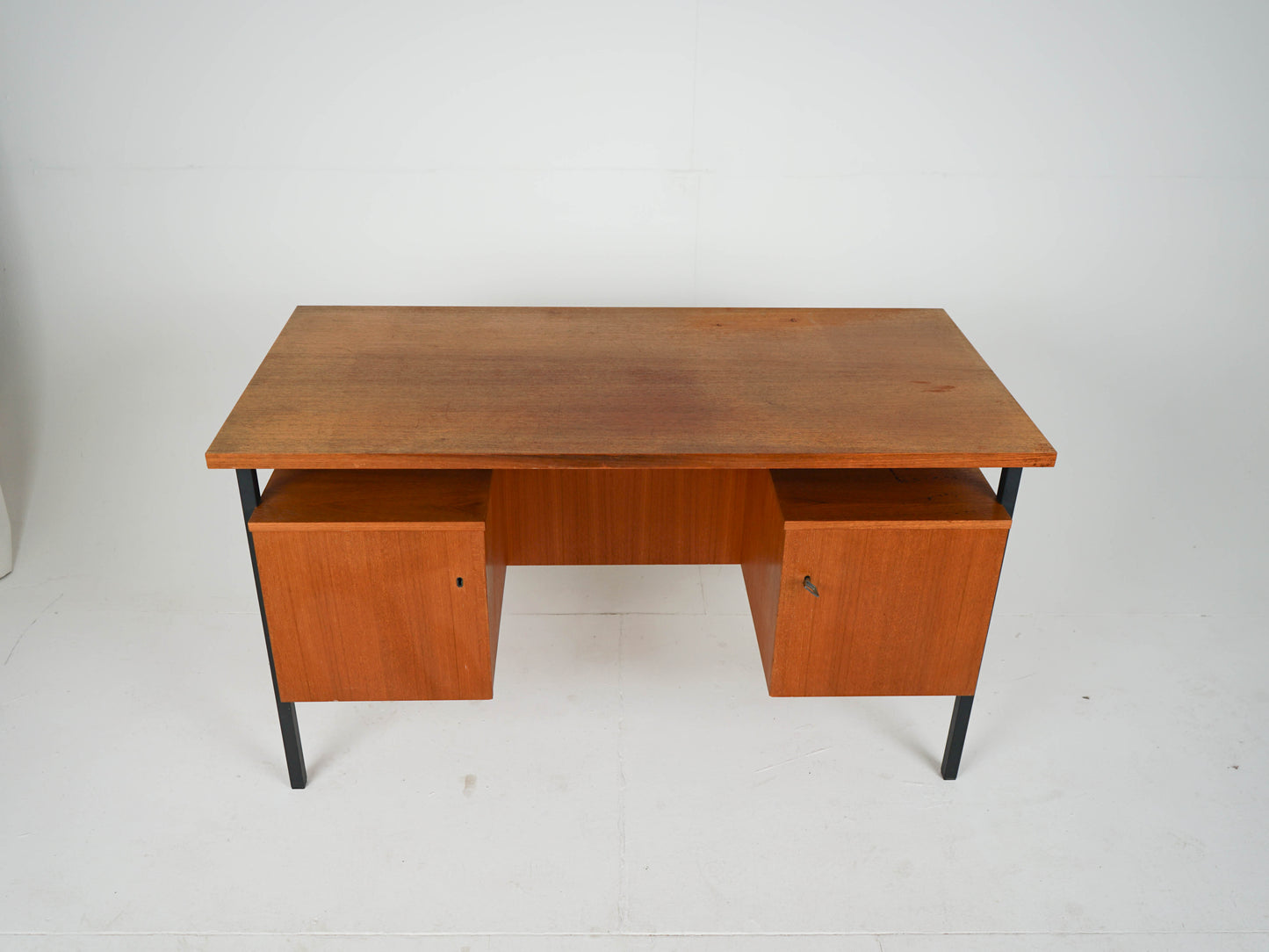 Vintage Teak Schreibtisch Desk Mid Century 60er