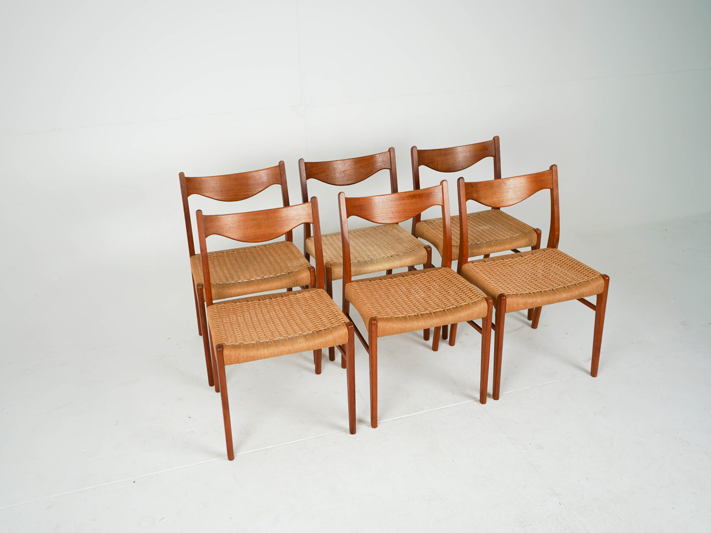 Arne Wahl Iversen Teak Stuhl GS61