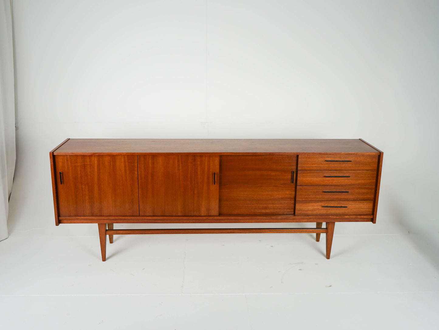 Teak Sideboard Schrank Vintage Mid Century