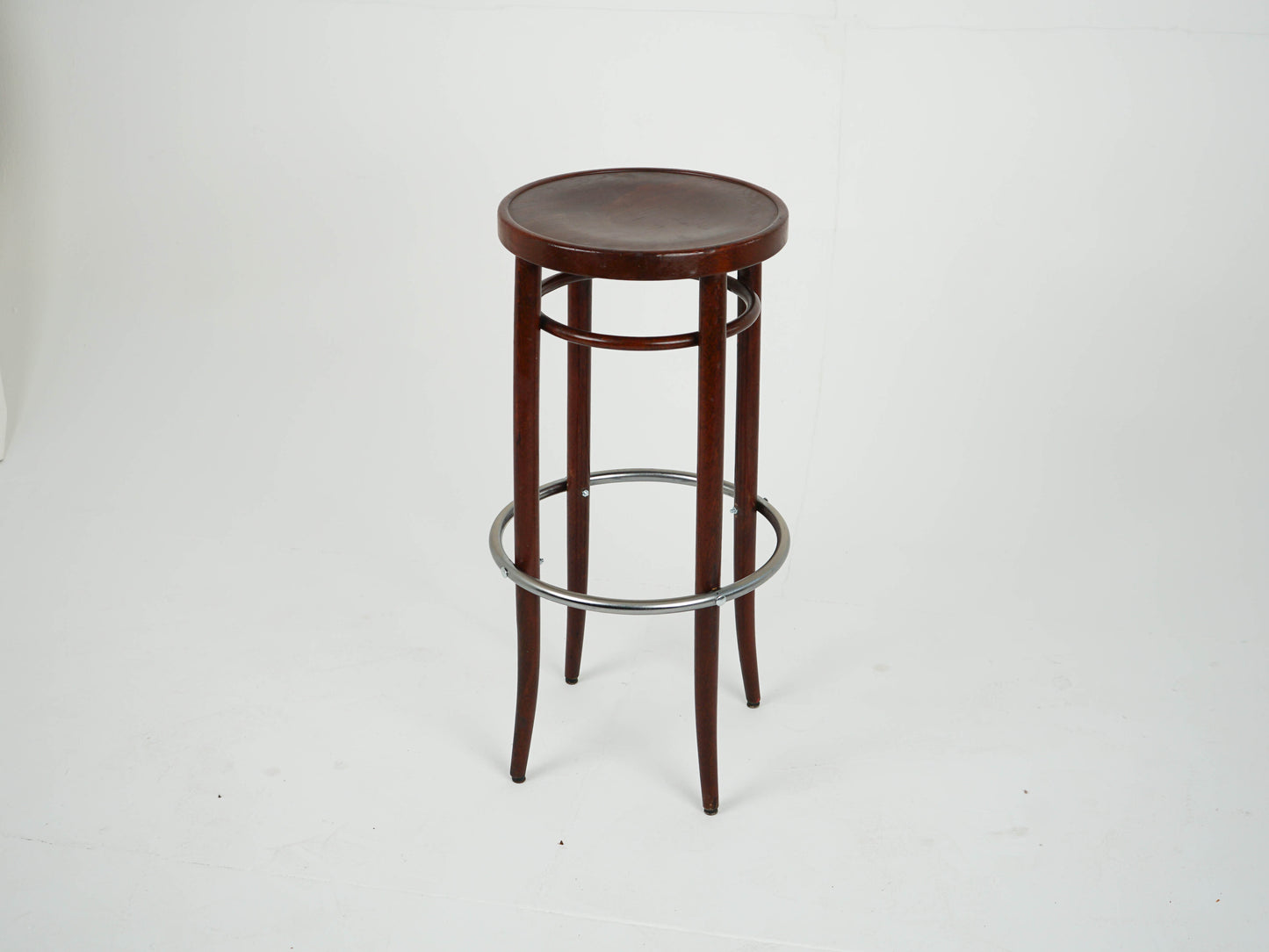 Vintage Thonet Stuhl Barhocker Hocker Mid Century Nr 204