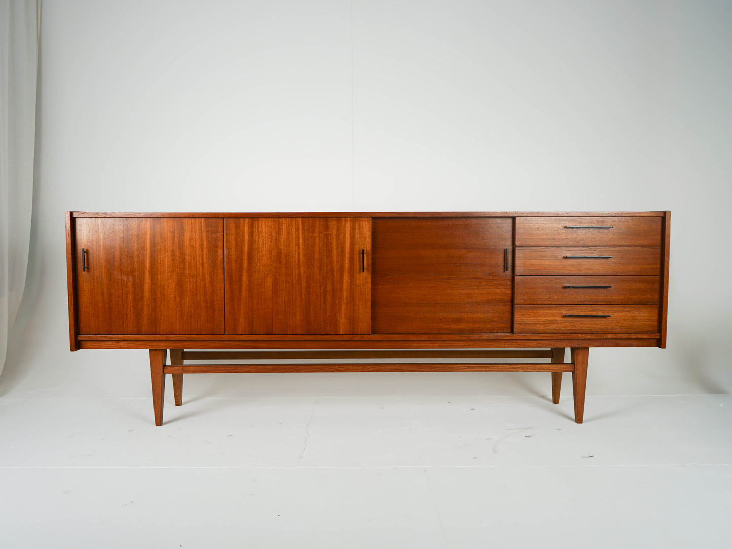 Teak Sideboard Schrank Vintage Mid Century