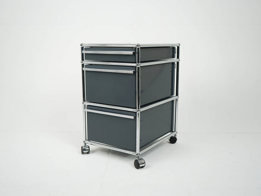 USM Haller Rollcontainer Anthrazit RAL 7016
