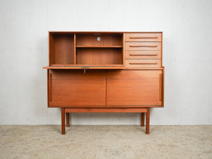 Teak Sideboard Sekretär Dänisch Vintage 60er Mid Century