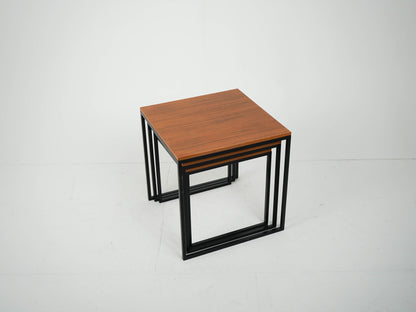 Teak Satztische Couchtisch Dänisch Vintage 60er Mid Century