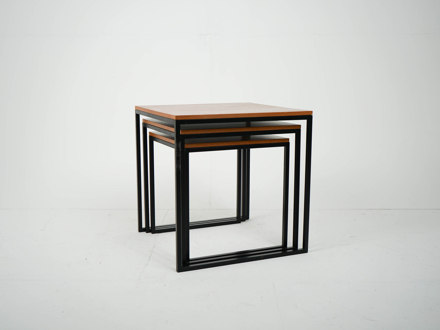 Teak Satztische Couchtisch Dänisch Vintage 60er Mid Century