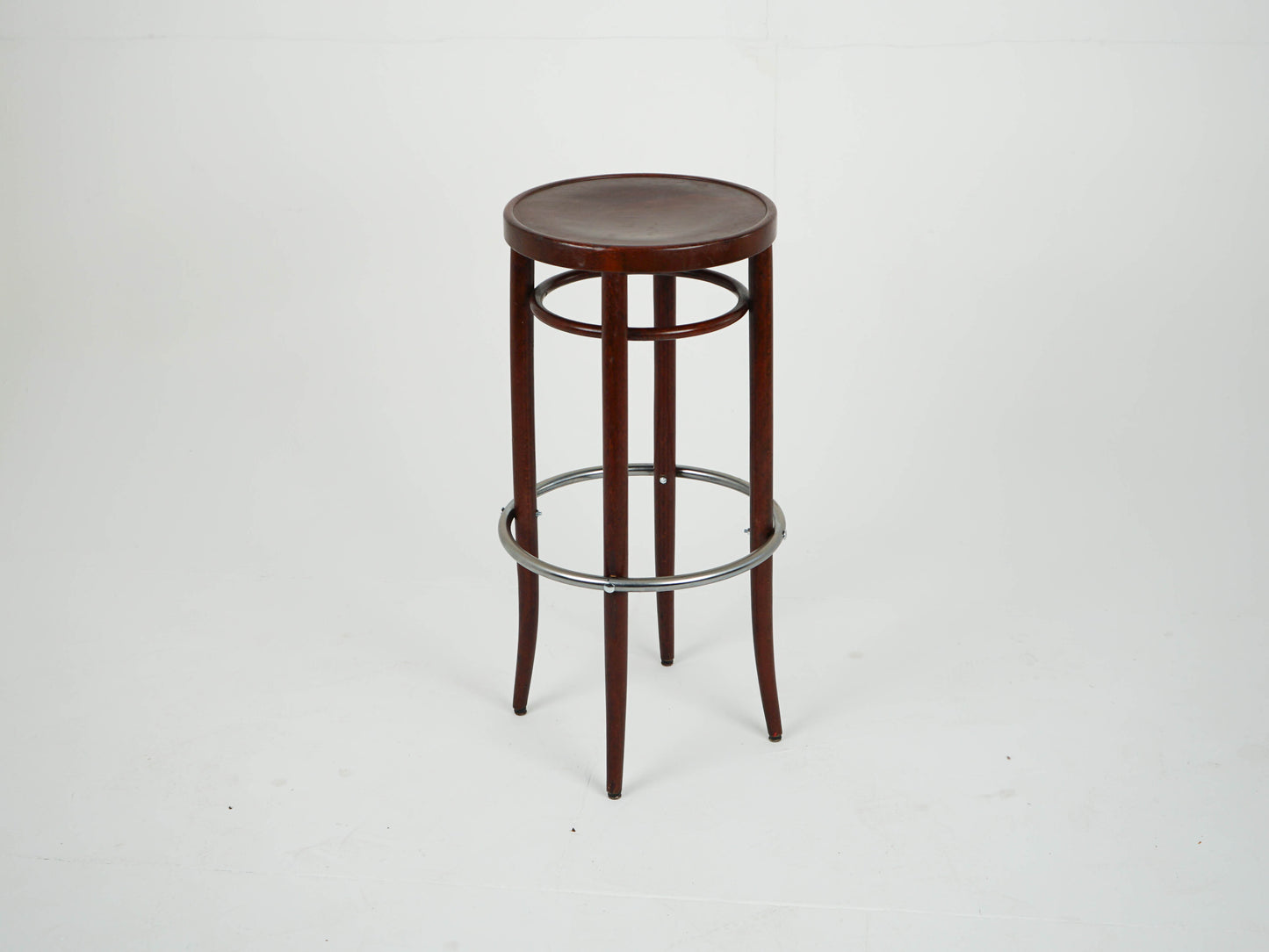Vintage Thonet Stuhl Barhocker Hocker Mid Century Nr 204
