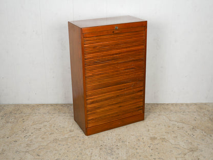 Teak Jalousieschrank Kommode Dänisch Vintage 60er Mid Century