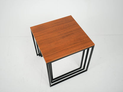 Teak Satztische Couchtisch Dänisch Vintage 60er Mid Century