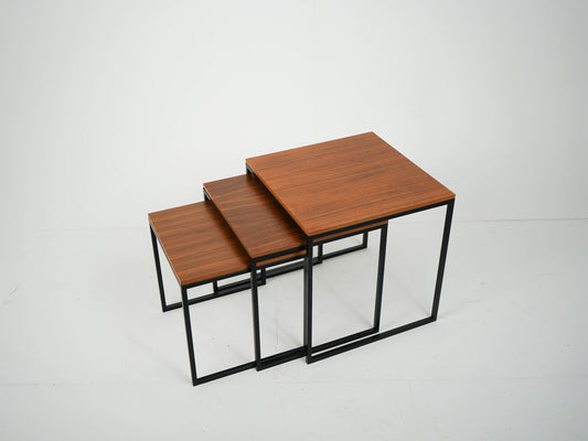 Teak Satztische Couchtisch Dänisch Vintage 60er Mid Century