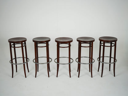 Vintage Thonet Stuhl Barhocker Hocker Mid Century Nr 204