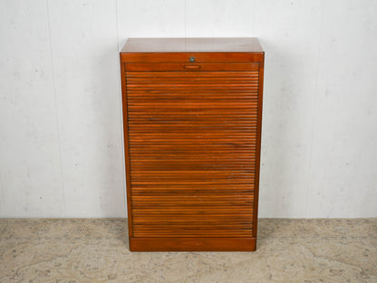 Teak Jalousieschrank Kommode Dänisch Vintage 60er Mid Century