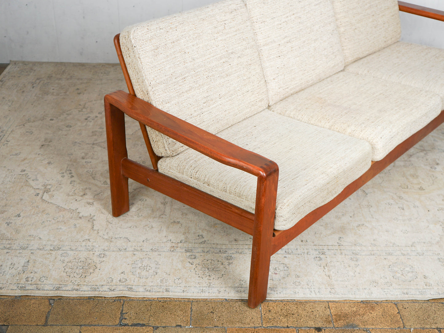 Vintage Teak Sofa Couch 60er Mid Century Retro Dänisch