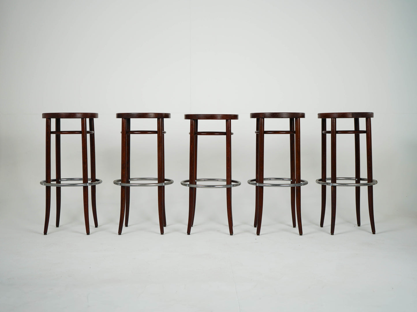 Vintage Thonet Stuhl Barhocker Hocker Mid Century Nr 204
