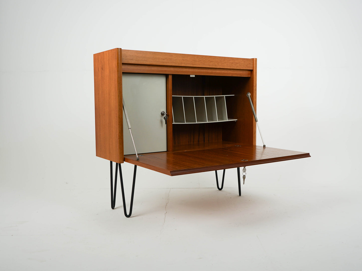 Teak Schrank Sideboard Bar Vintage 60er Mid Century