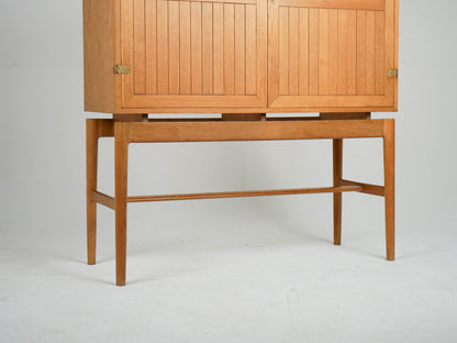 Geschirrschrank Eiche von Kurt Ostervig Vintage 60er Mid Century