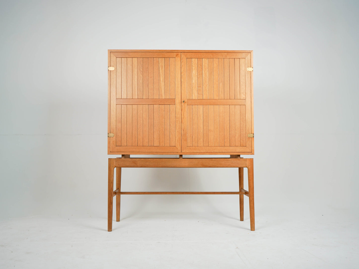 Geschirrschrank Eiche von Kurt Ostervig Vintage 60er Mid Century