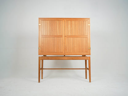 Geschirrschrank Eiche von Kurt Ostervig Vintage 60er Mid Century