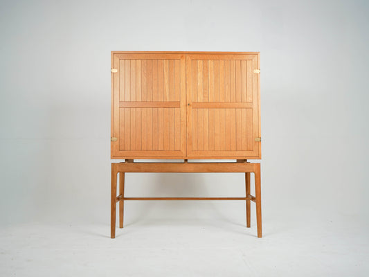 Geschirrschrank Eiche von Kurt Ostervig Vintage 60er Mid Century