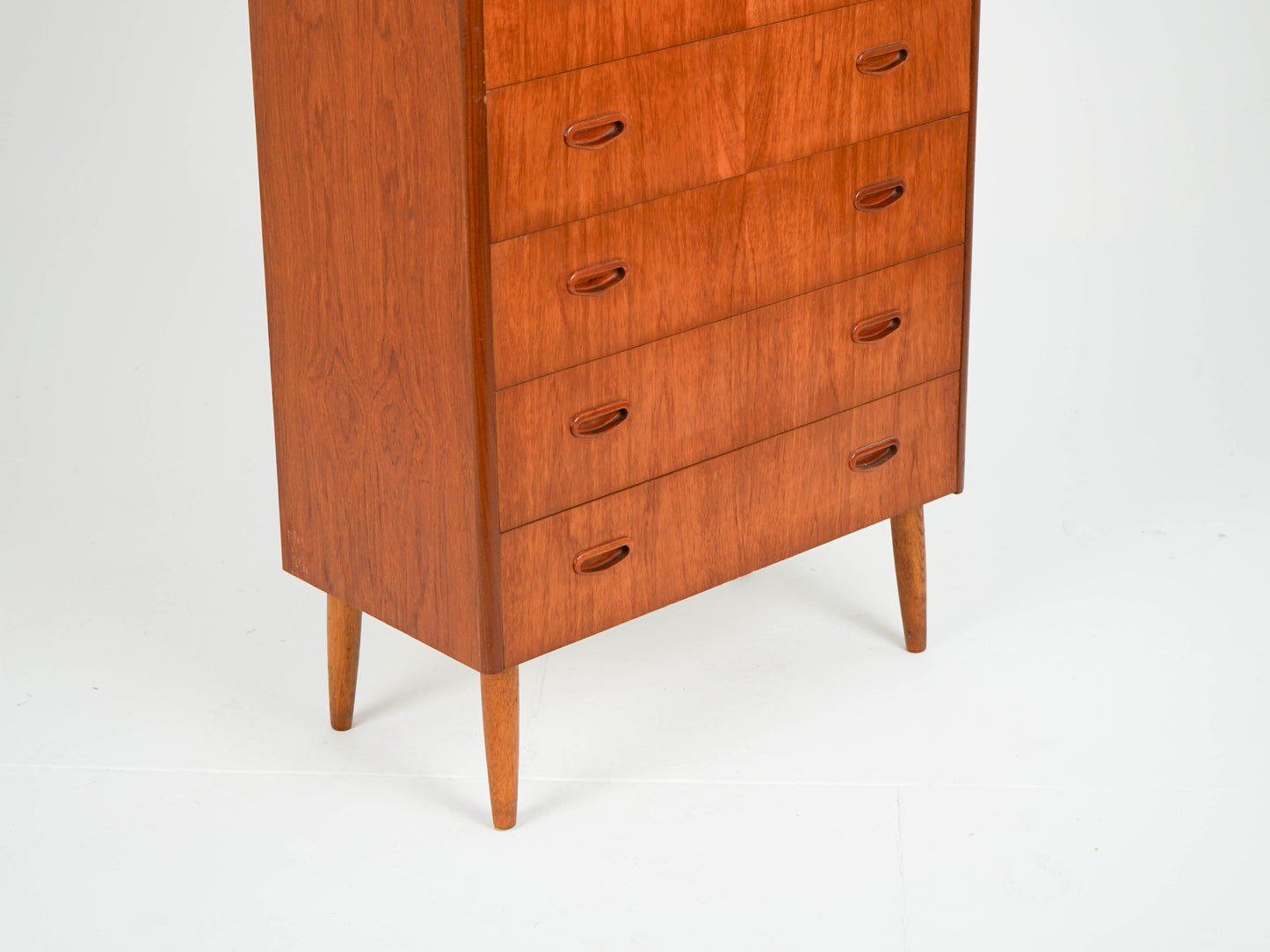 Vintage Teak Kommode Tallboy Anrichte Mid Century
