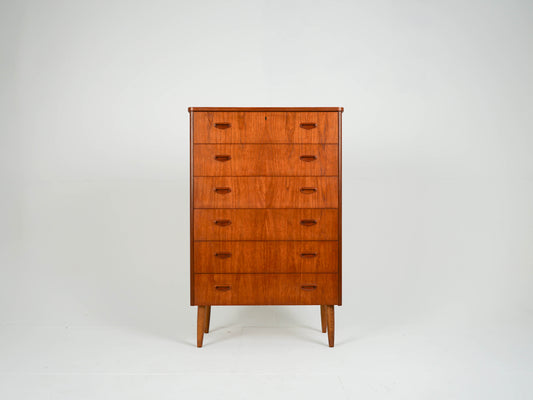 Vintage Teak Kommode Tallboy Anrichte Mid Century