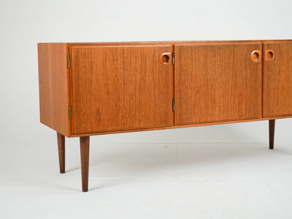 Teak Sideboard Schrank Anrichte Vinyl Vintage Mid Century