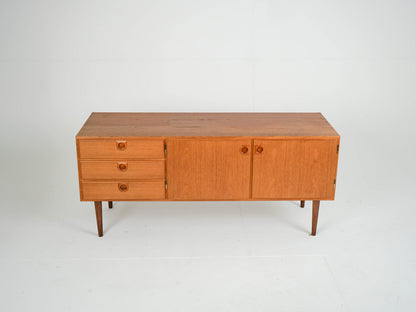 Teak Sideboard Schrank Anrichte Vinyl Vintage Mid Century