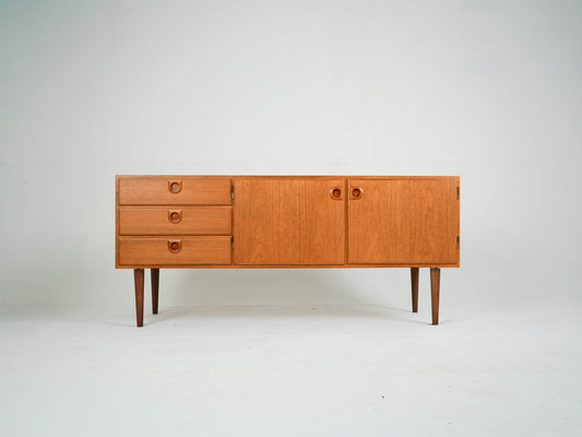 Teak Sideboard Schrank Anrichte Vinyl Vintage Mid Century
