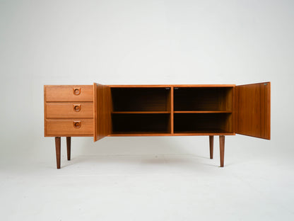 Teak Sideboard Schrank Anrichte Vinyl Vintage Mid Century