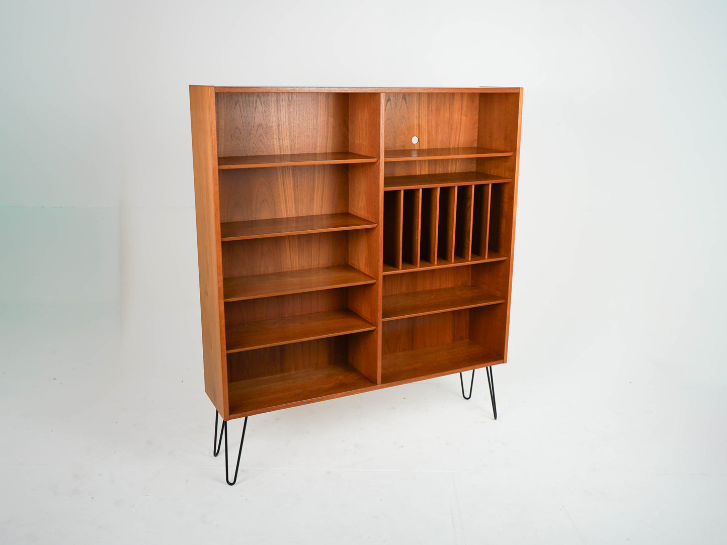 Teak Bücherregal Regal von Poul Hundevad Vintage Mid Century
