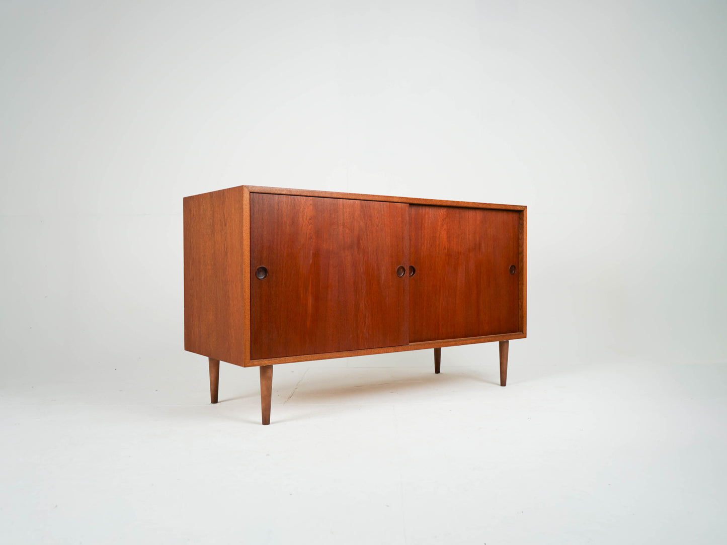 Teak Sideboard Schrank Anrichte Vinyl Vintage Mid Century