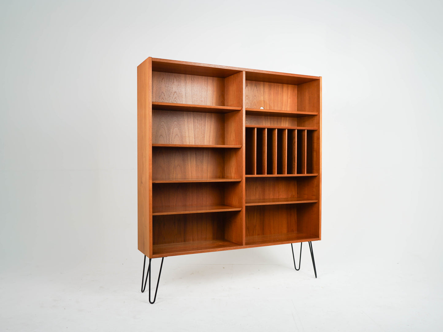 Teak Bücherregal Regal von Poul Hundevad Vintage Mid Century