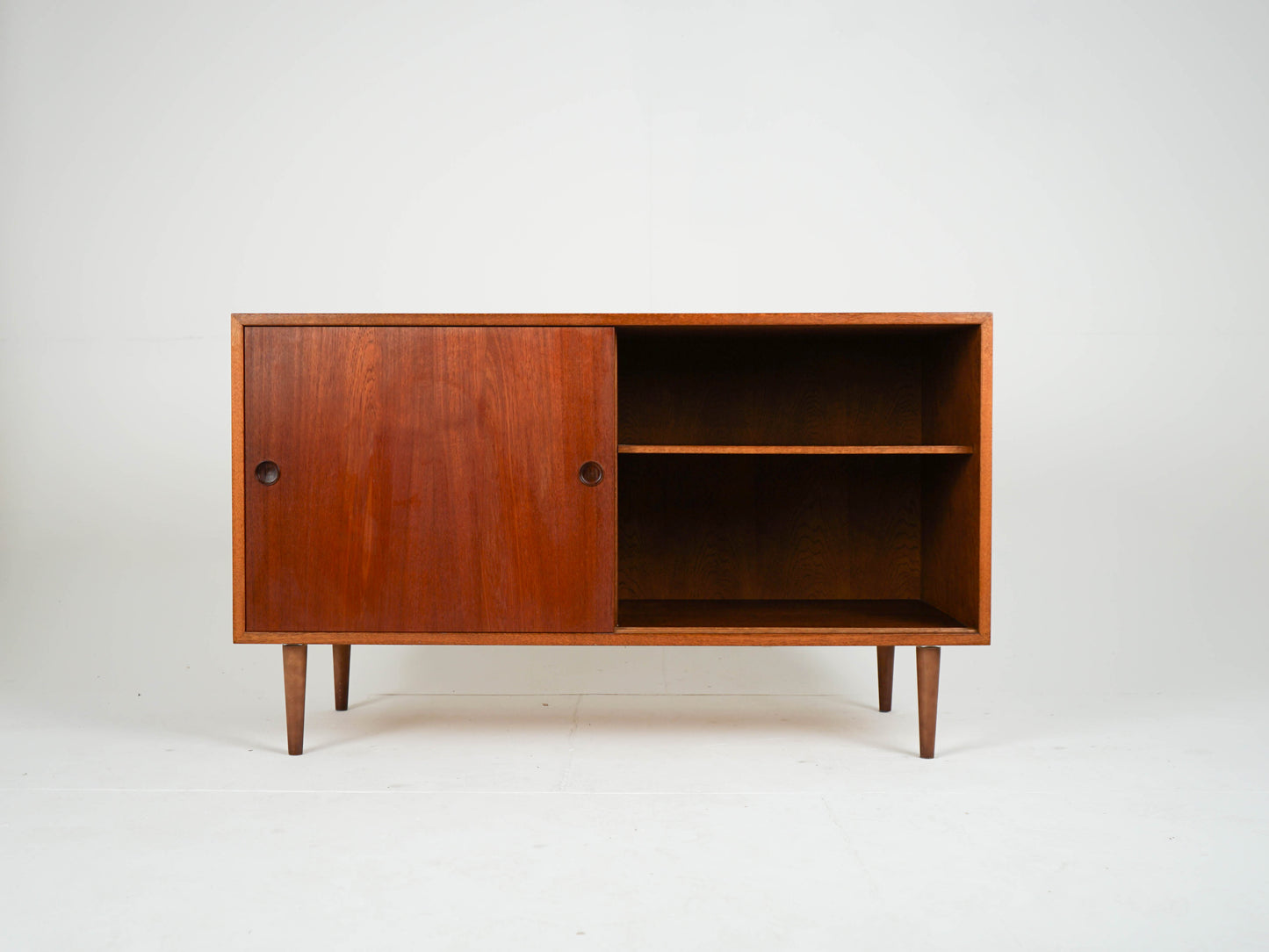 Teak Sideboard Schrank Anrichte Vinyl Vintage Mid Century