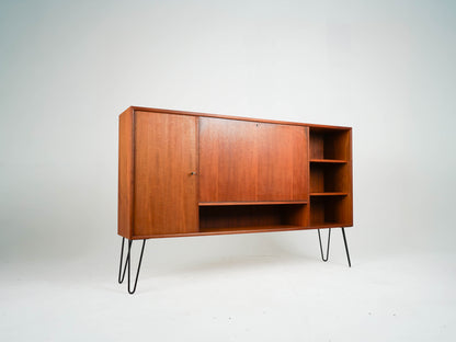 Teak Sideboard Highboard Anrichte Bar Vintage Mid Century