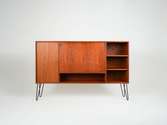Teak Sideboard Highboard Anrichte Bar Vintage Mid Century