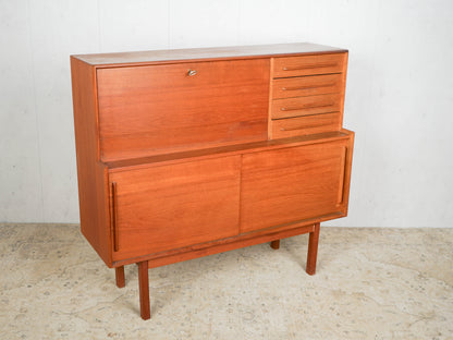 Teak Sideboard Sekretär Dänisch Vintage 60er Mid Century