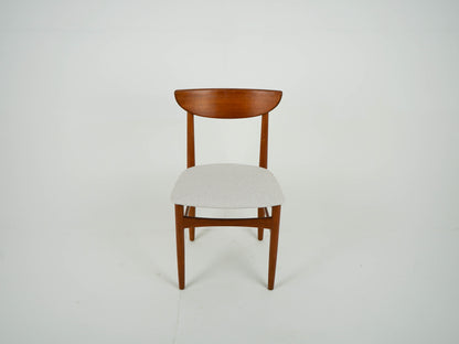 SET 4x Teak Stuhl Esszimmerstuhl Neubezug Vintage 60er Mid Century