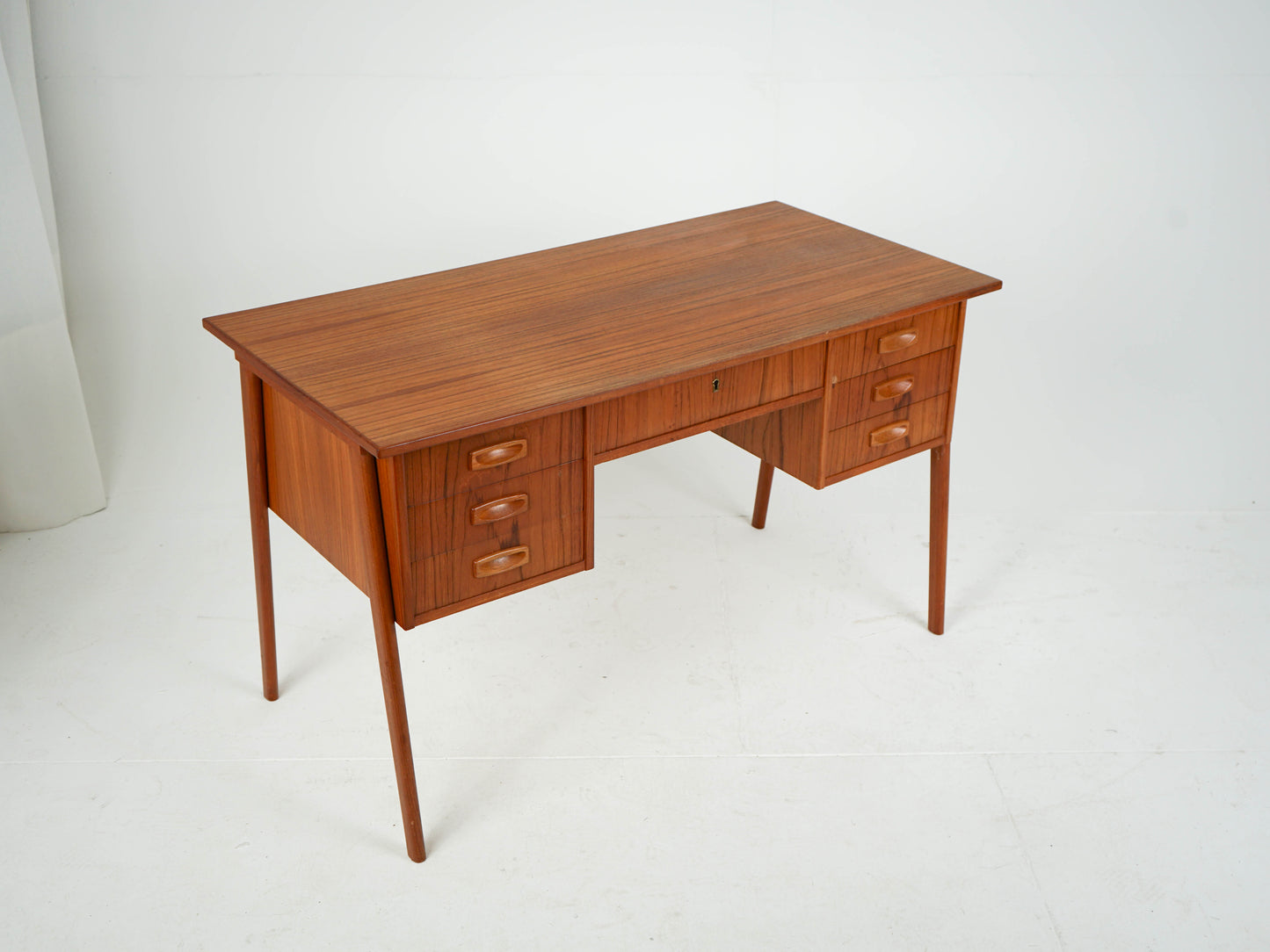 Vintage Teak Schreibtisch Desk Mid Century 60er