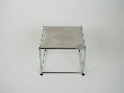 USM Haller Couchtisch Edelstahl