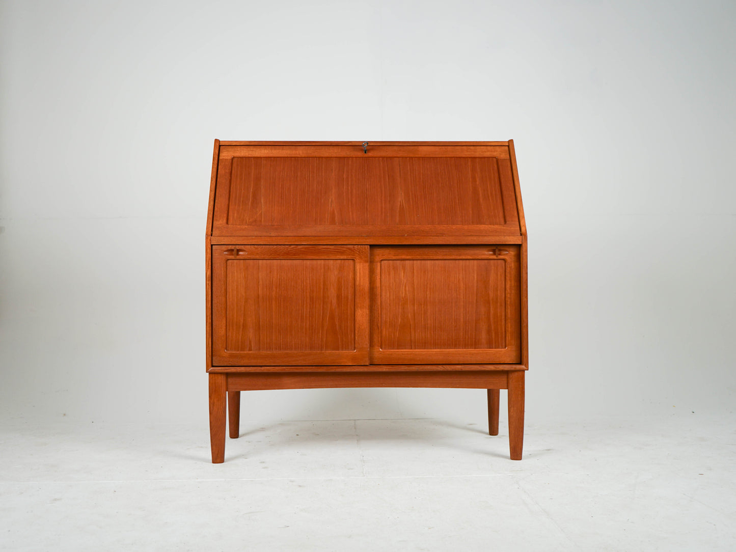 Vintage Teak Sekretär Schreibtisch / HW Klein Bramin Mid Century