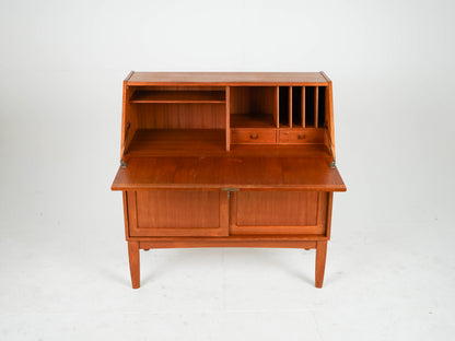 Vintage Teak Sekretär Schreibtisch / HW Klein Bramin Mid Century