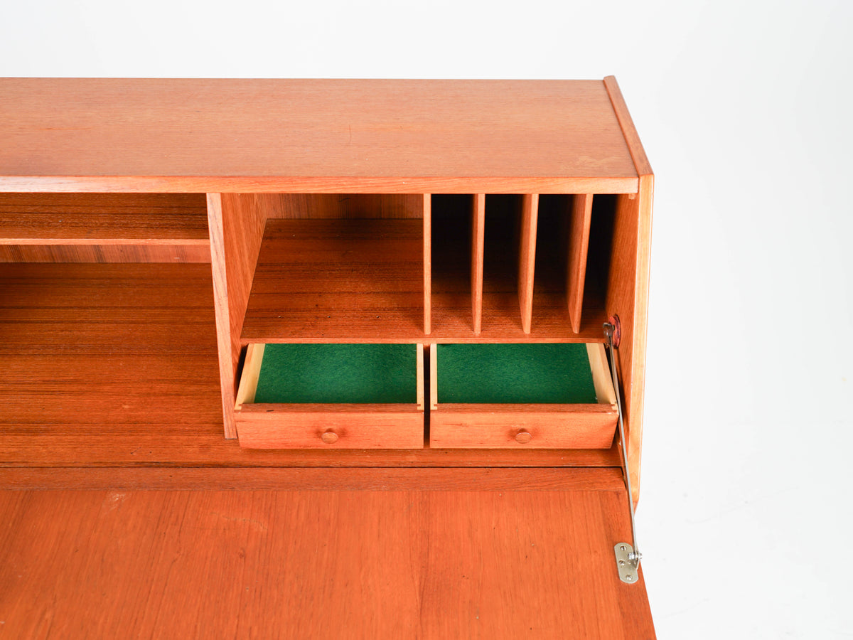 Vintage Teak Sekretär Schreibtisch / HW Klein Bramin Mid Century