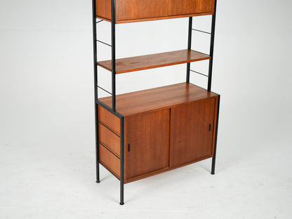 Vintage Teak Regal Bücherregal freistehend Mid Century