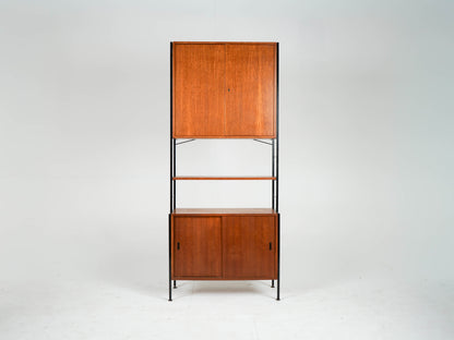Vintage Teak Regal Bücherregal freistehend Mid Century