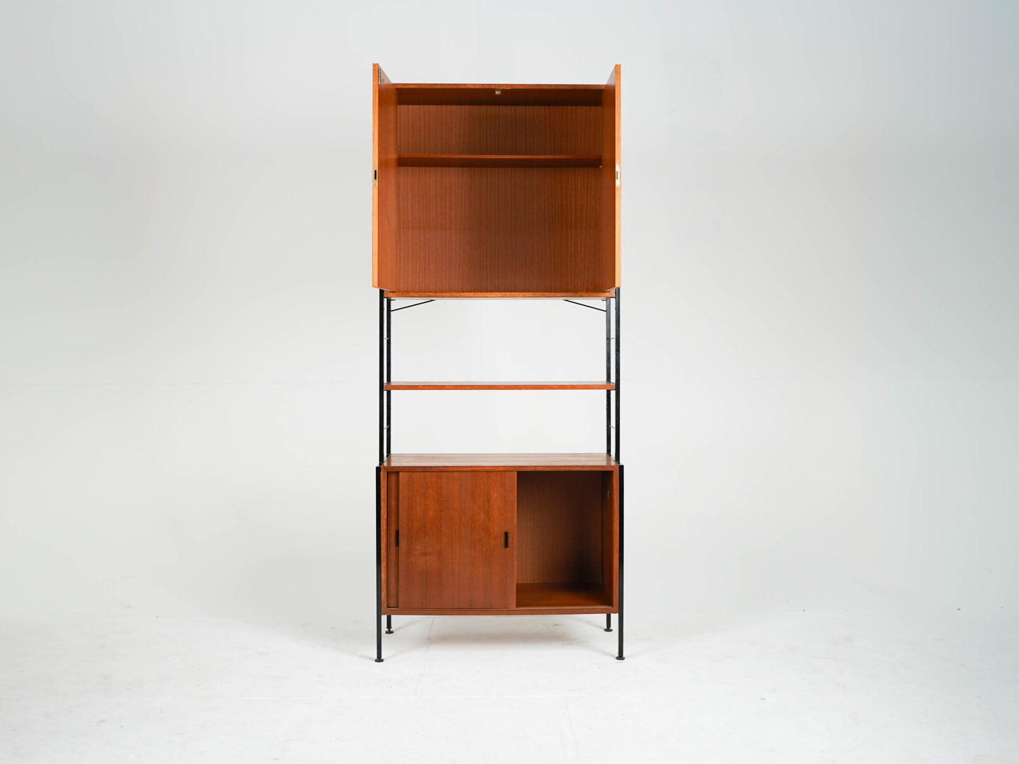 Vintage Teak Regal Bücherregal freistehend Mid Century