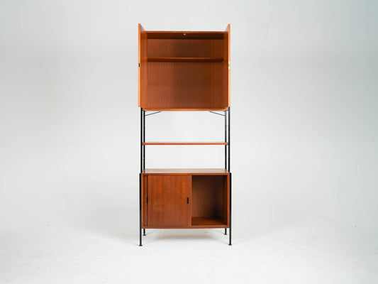 Vintage Teak Regal Bücherregal freistehend Mid Century
