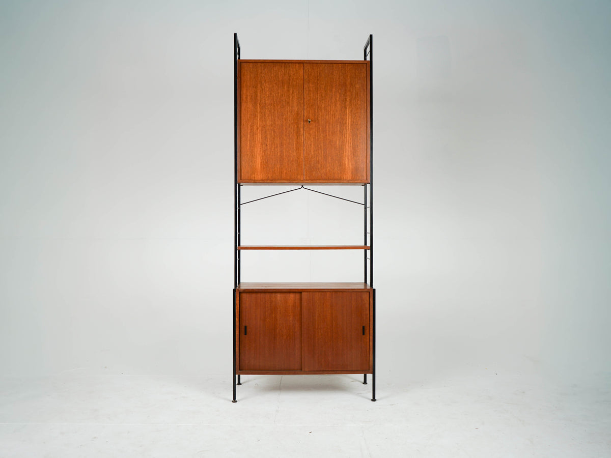 Vintage Teak Regal Bücherregal freistehend Mid Century